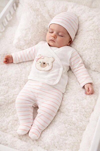 BYS BABY FASHION Newborn Baby Girl Hospital Discharge Set 10 Pieces 100% Cott...