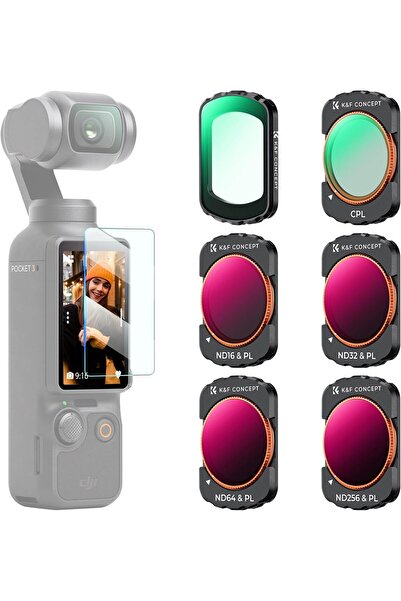 K&F CONCEPT 6-pack Magnetic Filters for Pocket 3