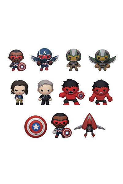 Nilly Toys مجسم كابتن أمريكا مونو 68900 مع مشبك، عرض من 24 قطعة