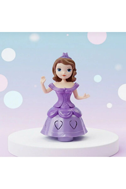 NASYONEL TOYS Müzikli Prenses Oyuncak – Mor Elbiseli Dönen Model Bebek