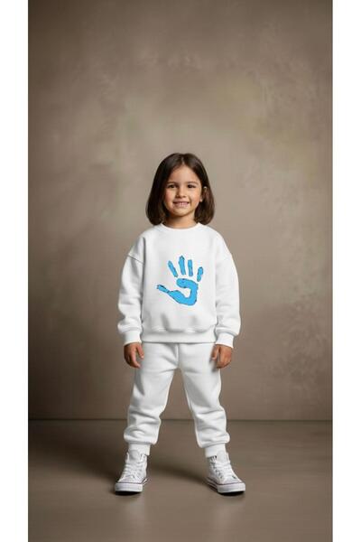 playwear Φούτερ ομάδας με στάμπα BOYA EL για κορίτσια και αγόρια, με λαιμόκοψ...