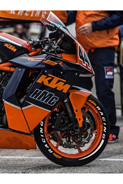 Performance Stickers Motosiklet Ktm Racing + Şerit Lastik Sticker Seti 15-19i...
