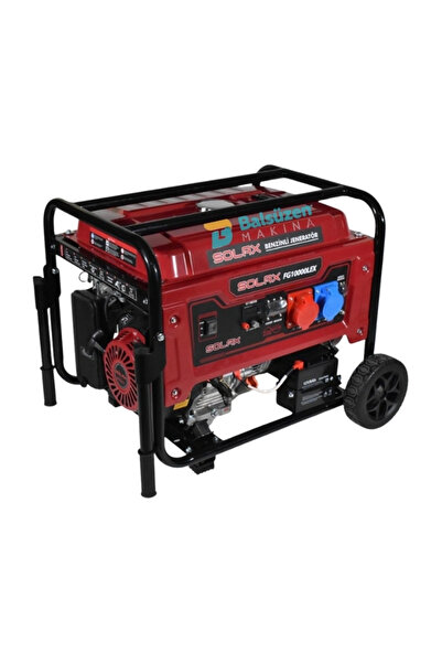 Solax Fg10000lex Monofaze Benzinli Dual Marşlı Jenerator 7 Kw
