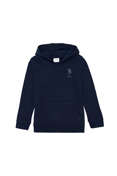 U.S. Polo Assn. Kids Navy Blue Hooded Sweatshirt