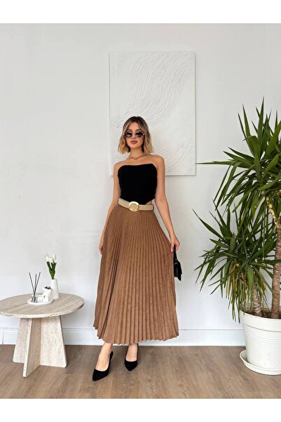 Lady Pixie Women's Pleated Long Skirt