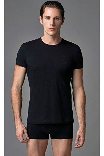 Eros Men'S, 95% Cotton, 5% Elastane, Compact, Crew Neck, Pack of 10 Undershirts/T-Shirts