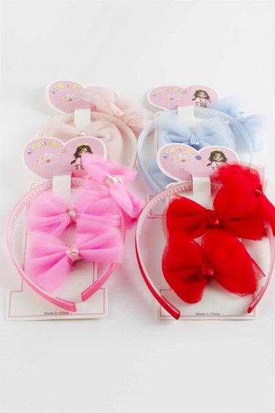 ÇOK SATAN Fiyong Tulle Buckle Crown