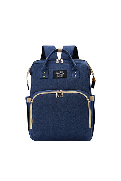 Arabest حقيبة ظهر للأطفال مع طاولة تغيير، أحزمة كتف مبطنة، سحاب مقوى، أزرق، مقاس متوسط