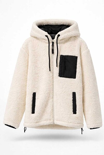 CarnavalKids kız çocuk kapüşonlu peluş/polar ceket