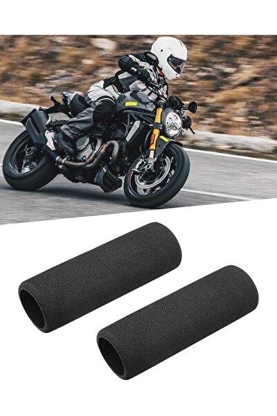 Arabest 2 Pcs Universal Motorcycle Handlebar Grips, 1.22" Foam Motorcycle Gri...