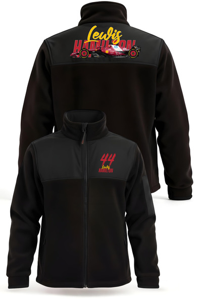 VİZYON İKRA Formula1 Hamilton- F1Sport Printed Cold and Windproof Workwear Fleece