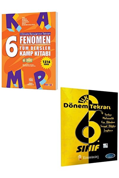 Efsane Yayınları 6.Sınıf Fenomen 1.Dönem Tüm Dersler Kamp Kitabı + 6.Sınıf Ef...
