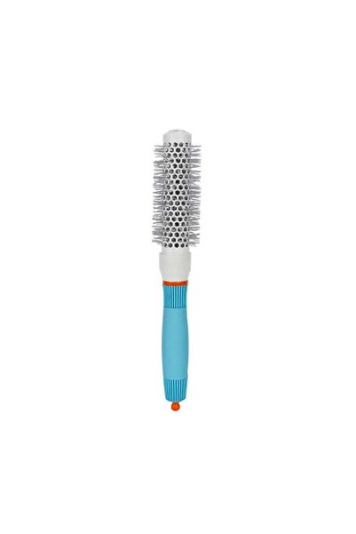 Generic Round Blow Drying Hair Brush With Antistatic Bristle Silver / Blue