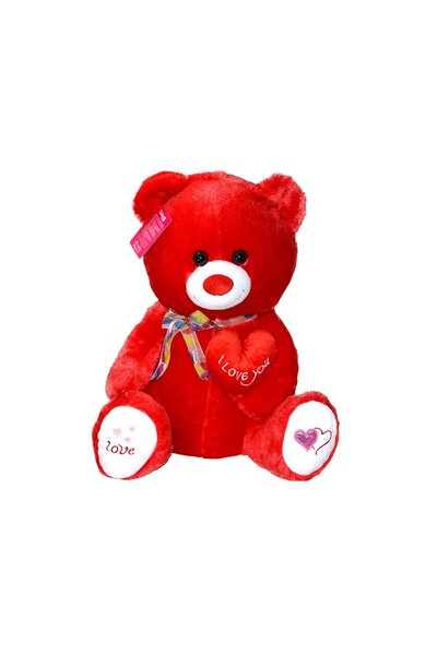 Nilly Toys 1030KR Selay, Soft Teddy Bear Red 47cm
