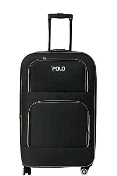 KARİZMA POLO 4 TEKERLİ-KÖRÜKLÜ-ÇOK HAFİF KUMAŞ VALİZ ORTA BOY 65 CM