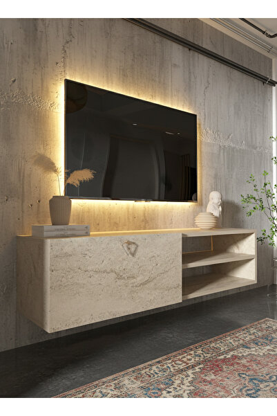 Life RESİTAL TV ÜNİTESİ S1244-8 TRAVERTEN