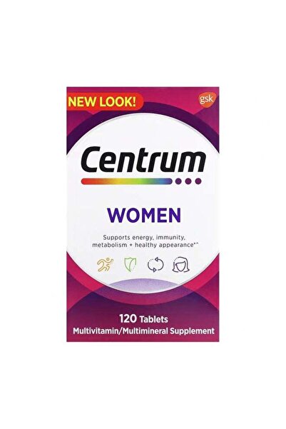 Centrum فيتامينات متعددة ومعادن متعددة للنساء، 120 قرصًا