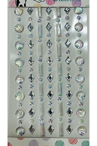 Next Plus Autocolant transparent 3D tridimensional cu piatră prețioasă Royal ...