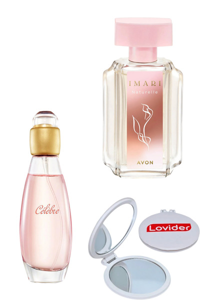 AVON Celebre Kadın Parfüm EDT 50ml + Imari Naturelle Kadın Parfüm EDT 50ml + ...