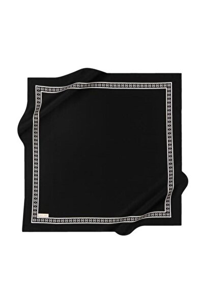 Pierre Cardin Silk Scarf - 8929438-912 Black Twill