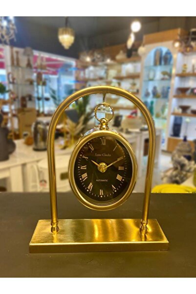 ÇIRPAN EV ALTIN ESKİTME ASKILI MASA SAATİ 20X24CM