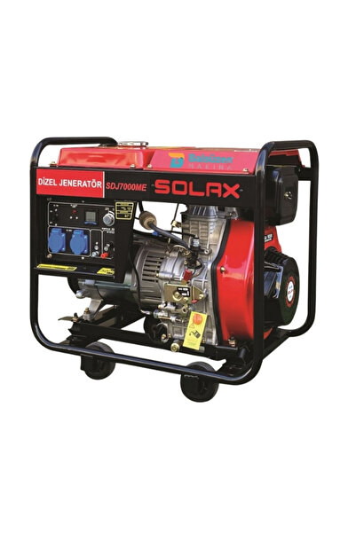 Solax Sdj7000me Marşlı 7 Kva Dizel Jeneratör