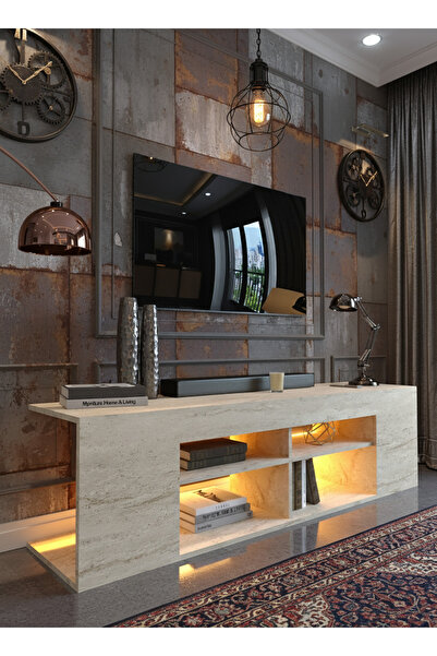Life RESİTAL LEDLİ TV ÜNİTESİ L1503-6 TRAVERTEN