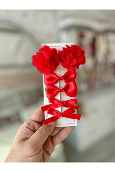 pempem bandana Baby Girl Children Mini Clip Hairpin Set Laser Flower Ribbon Bow Flower Set