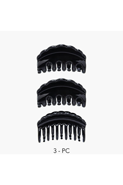 Lifestyle عبوة من 3 مشابك شعر بمخالب