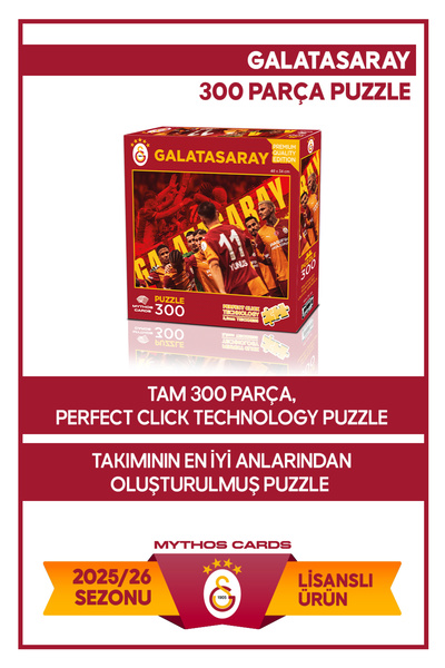 Galatasaray TAKIM 2025/26 300 PARÇA PUZZLE
