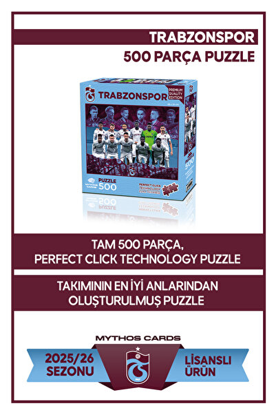 Trabzonspor TAKIM 2025/26 500 PARÇA PUZZLE