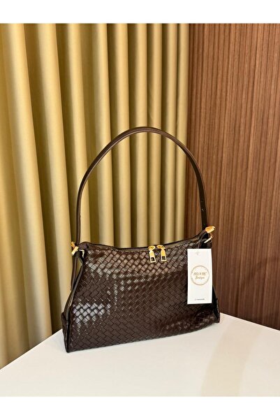 MU&ME BOUTİQUE ÇANTA ÖRGÜ DESENLİ ASKILI AYARLANBİLİR