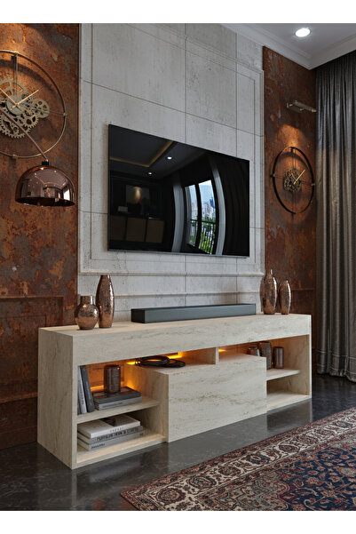 Life RESİTAL LEDLİ TV ÜNİTESİ L1501-8 TRAVERTEN