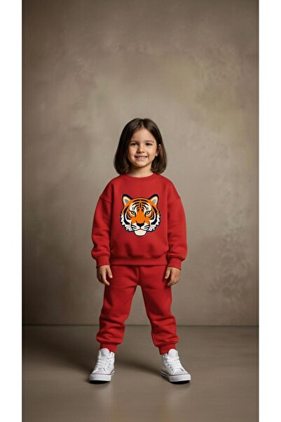 playwear سترة رياضية ASLAN KFS مطبوع للفتيات والأولاد برقبة دائرية3 4-5-6-7-8...