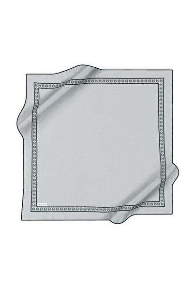 Pierre Cardin Silk Scarf - 8929438-972 Gray Twill