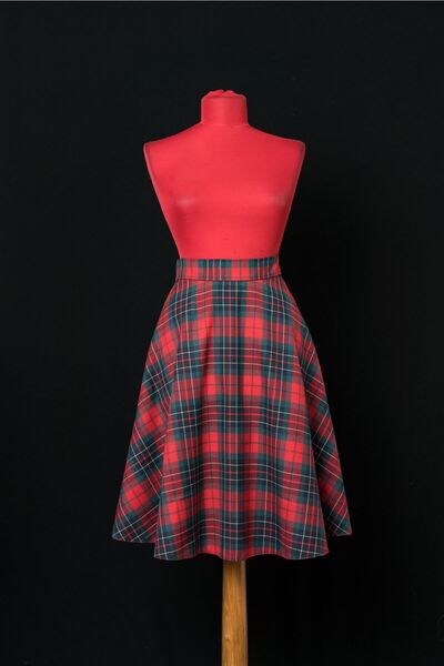 Sihirli Düğmeler Flared Skirt