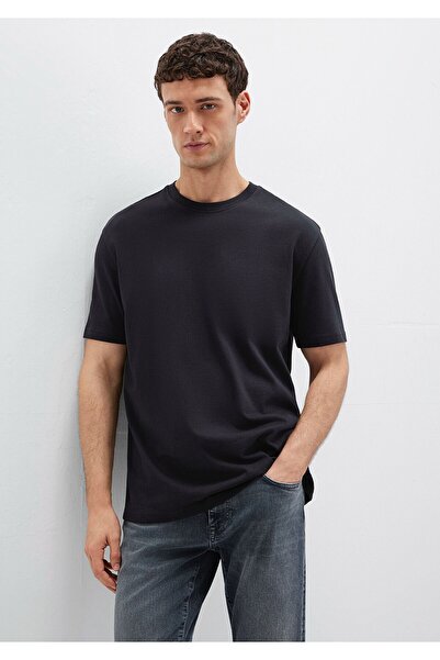 Mavi YENİ SEZON BİSİKLET YAKA TİŞÖRT Siyah M0611596-900