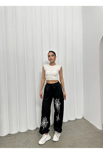 BALİNA Örümcek Ağlı Parachute Pantalon-THE SOLO