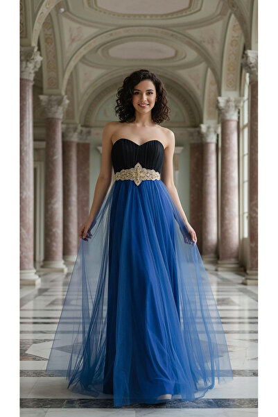 dml giyim Chiffon Evening Dress