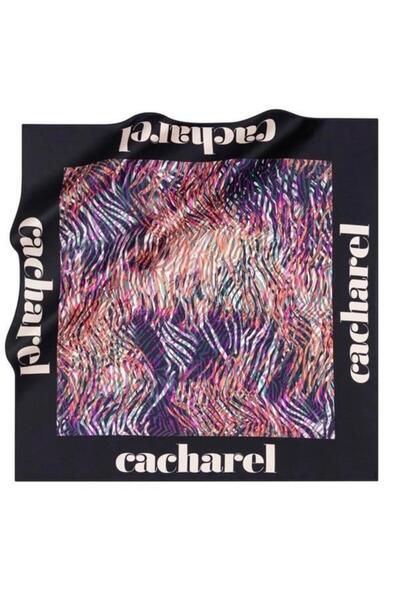 Cacharel Шовковий шарф Twill - 8628313-921 Синій Фіолетовий