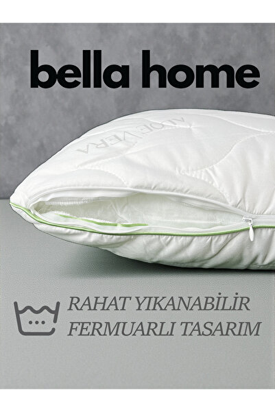 Bella Home 50x70 Подушка з алое вера з капітоне - Пральна - На блискавці - З ...