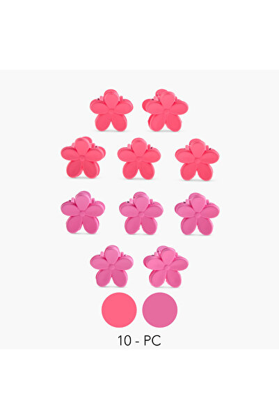 Lifestyle عبوة من 10 مشابك شعر على شكل زهور