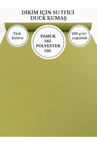 FabricMarket Su İtici Duck Kumaş | 220 g/m² | %65 Pamuk %35 Polyester | 180 c...