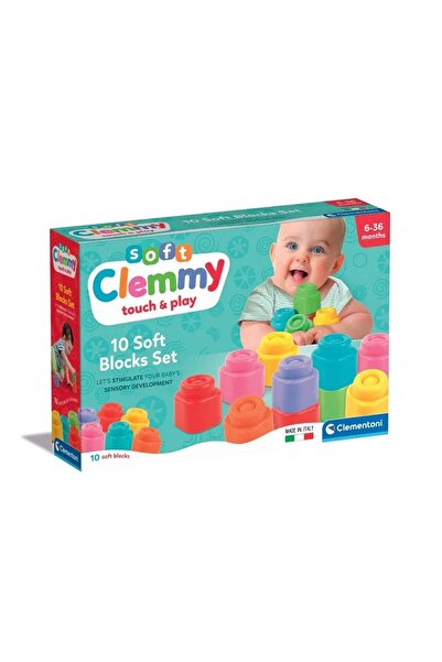 Nilly Toys 17988 سوفت كليمي - مجموعة ألعاب بلوك ناعمة - 10 قطع