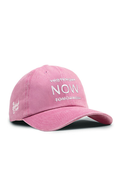 BlackBörk Yesterday Now Tomorrow Embroidered Vintage Baseball Dust Pink Hat