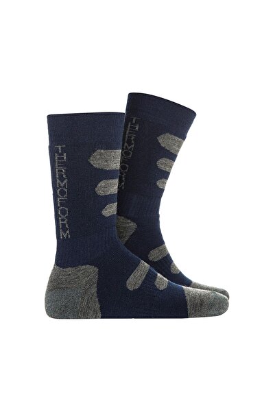 THERMOFORM Χειμερινές κάλτσες χειμερινής προστασίας με επένδυση για εξωτερικούς χώρους, μπλε ναυτικό