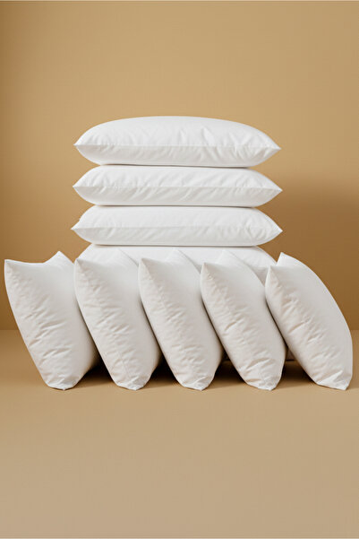 royalmoni 10-Pack Cotton Zippered Inner Pillowcase Zippered Pillowcase White ...