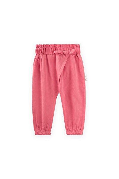 Cigit Velvet Baby Baggy Pants 0-3 Years Old Coral