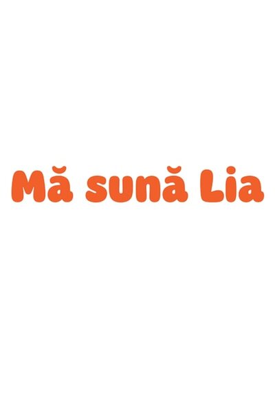 Oracal Sticker auto text „Ma suna Lia” – trend Romania, 30cm, portocaliu