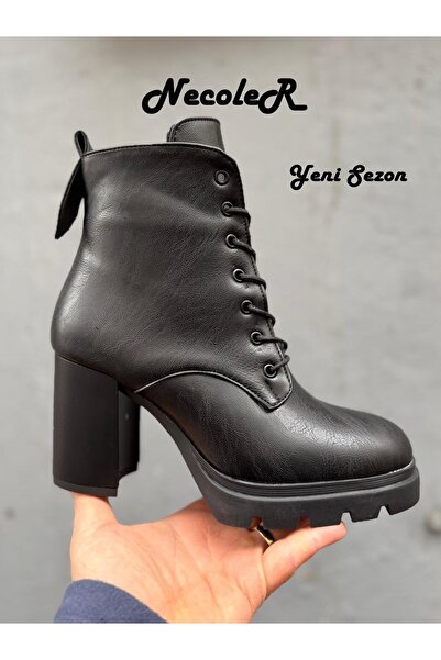 Neco ΝΕΑ ΣΕΖΟΝ, ΚΟΜΜΟΥΤΕΡΕΣ ΓΥΝΑΙΚΕΙΕΣ ΜΑΥΡΕΣ ΜΠΟΤΕΣ ΜΕ ΤΑΚΟΥΝΙ, ΑΝΤΙΟΛΙΣΘΗΤΙΚΗ ΣΟΛΑ, ΜΠΟΤΕΣ, επένδυση από γούνα 744-434